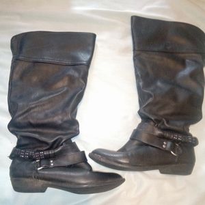 Joe Boxer Zayne women's black riding boots